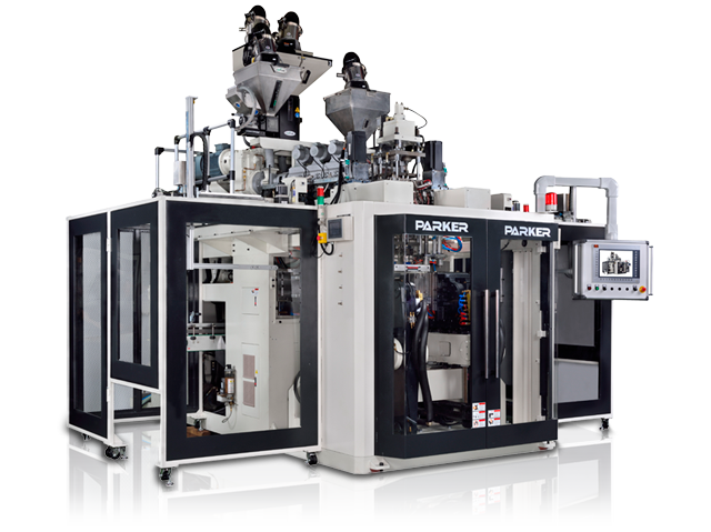 Blow molding machines